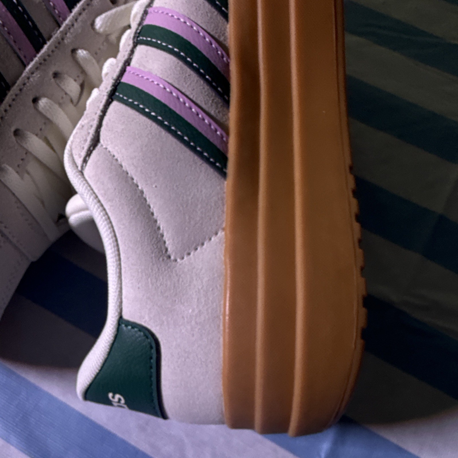Adidas VL Court Bold Shoes – Platform Gum Sole – Women’s US 6.5 / UK 5 / EU 38 (