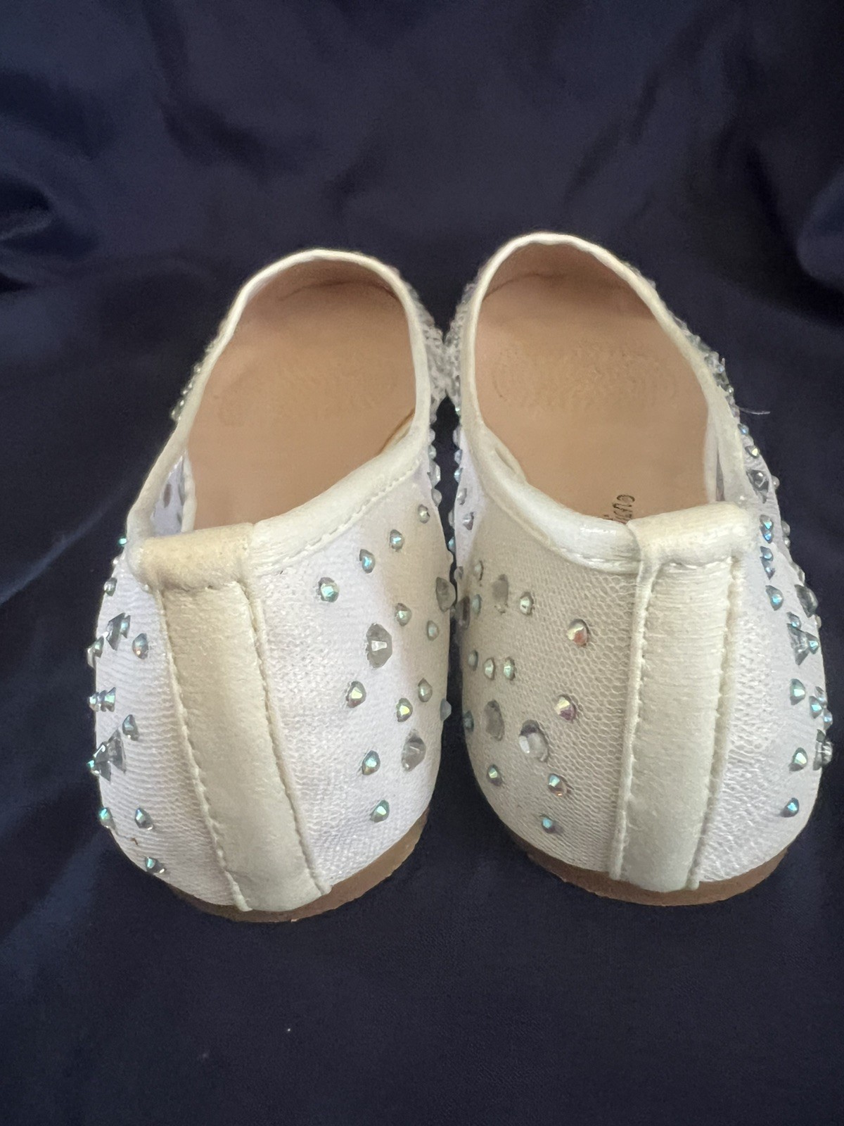 De Blossom Ladies Collection 7.5 Bedazzled Slip On Flats
