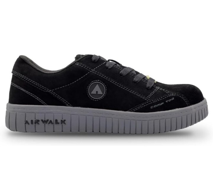Airwalk Women’s Camino SD Low Top Composite Toe (AW6113) BLACK/GREY Size 6.5 D30