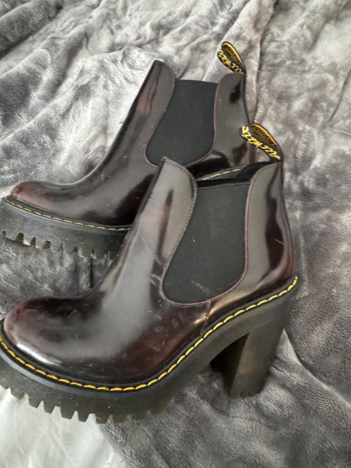 Dr. Martens AirWair 5 UK 3 EU 36 Leather Women’s Boots 9 US – Black