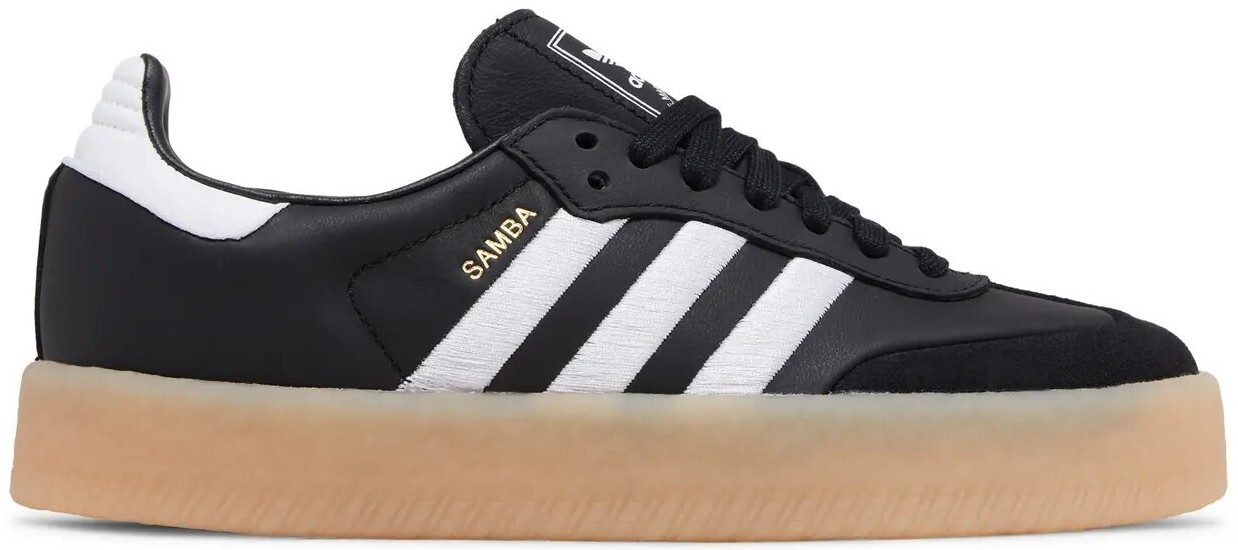 Adidas Sambae Black White Gum 7.5
