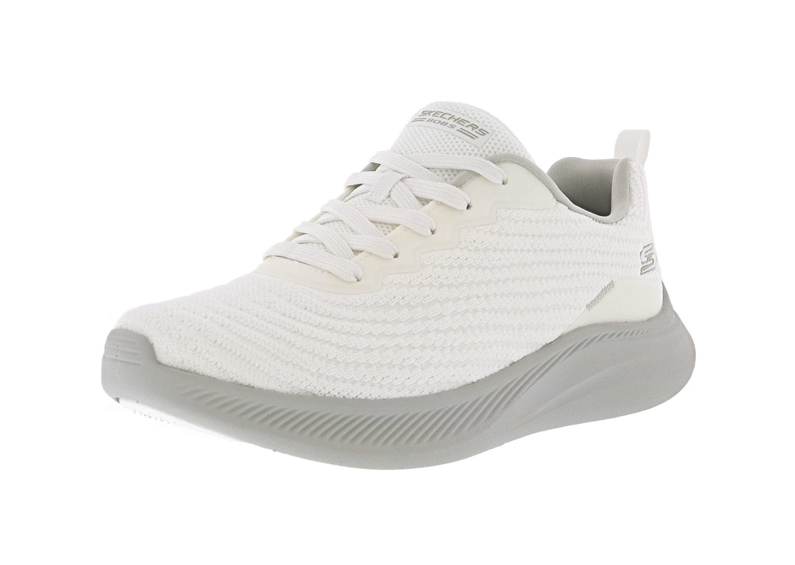 SKECHERS WOMEN’S BOBS MODA FLEX- MELLOW DAWN 117731/WHT WALKING SHOES