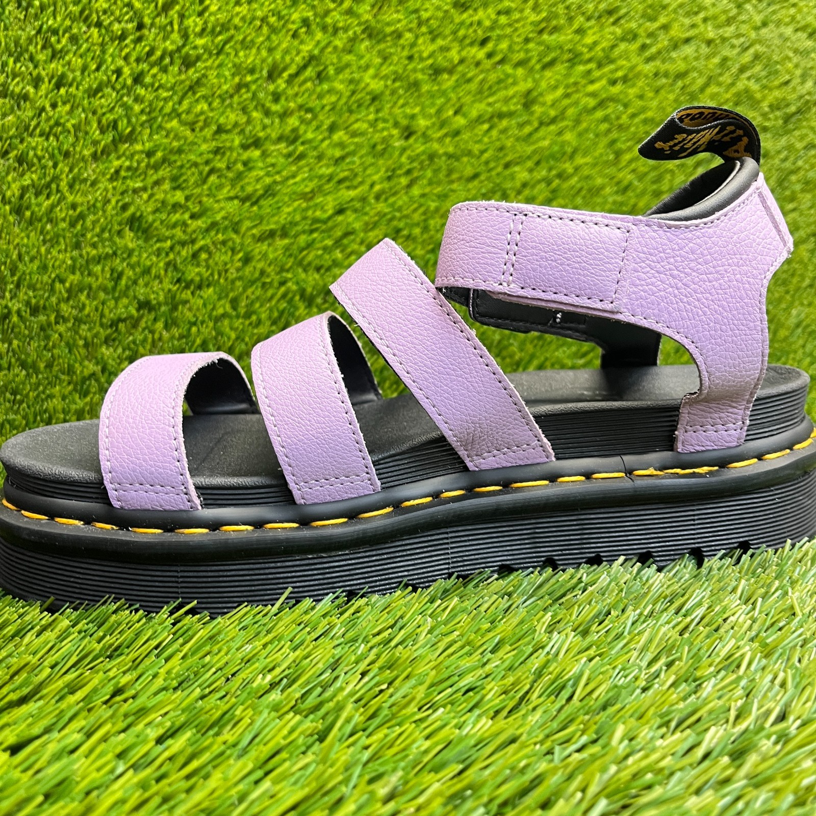 Dr. Martens Blaire Womens Size 10 Purple Black Beach Outdoor Strappy Sandals