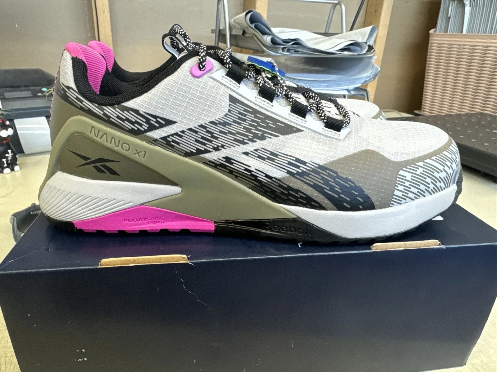 PICK SIZE – Reebok RB383 Womans Nano X1 Adventure Comp Toe Work Shoe