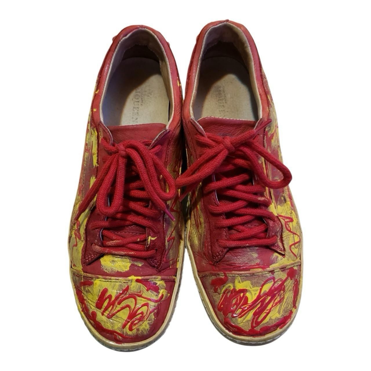 ***RARE*** AUTHENTIC ALEXANDER McQUEEN PUMA CUSTOM FASHION SNEAKERS SHOES SZ 8.5