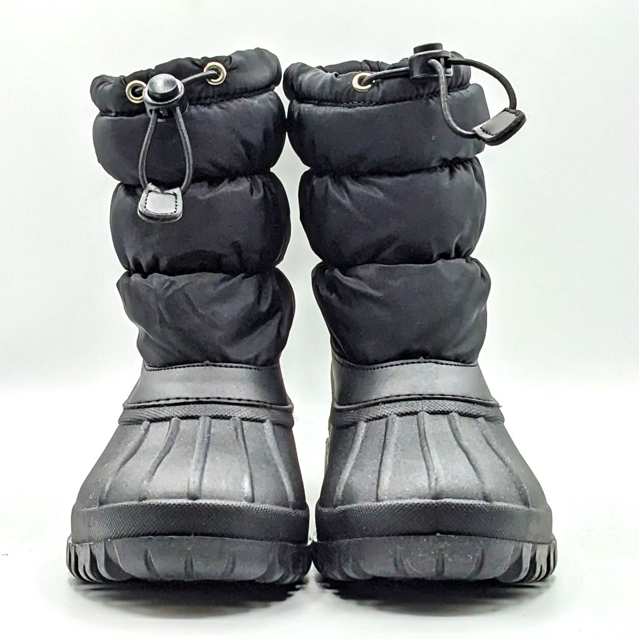 Chooka “Nylon Puffer Snow Boot” Women’s Waterproof Mid Cold Weather (Black) NEW