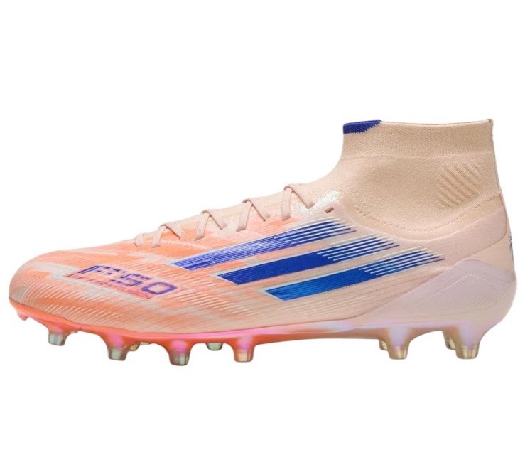 adidas F50 Sparkfusion Elite Mid FG AG Soccer Cleats Orange Women Size 10 JH7647