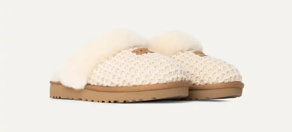 UGG Women’s Cozy Knit Fur Slippers Multicolor – New – Free SHIPPING!!!