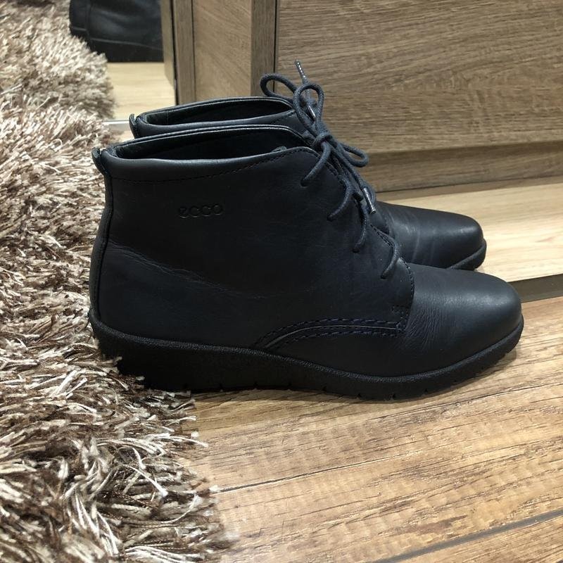 women ecco boots grey leather 37 #3QSQ
