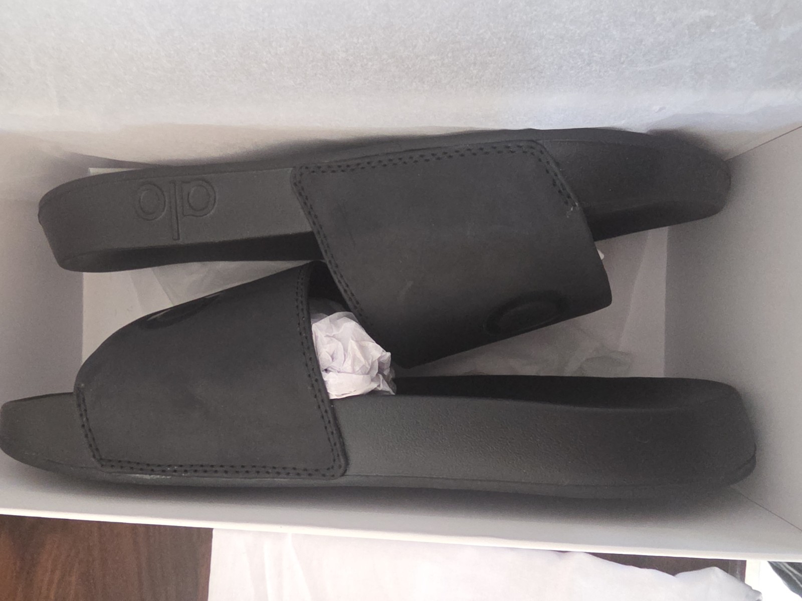 Alo Yoga The It Slide 2 Black/Black Size 8 W7108R New With Box #2