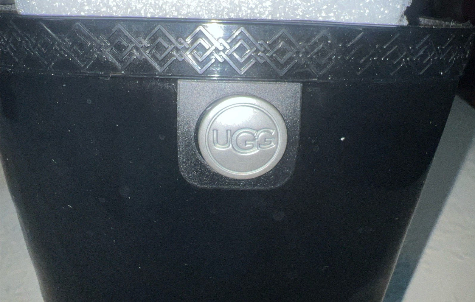 UGG SHAYE BLACK TALL RAIN BOOTS RUBBER WOMEN’S BOOTS SIZE US 7/UK 5/EU 38
