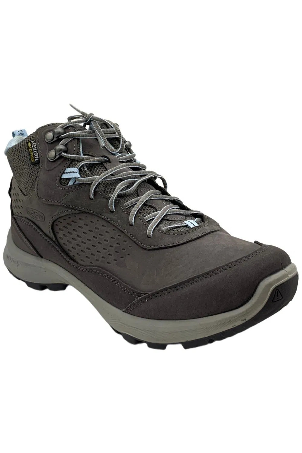 KEEN Waterproof Lace-Up Trail Boots Terradora Steel Grey/Clea