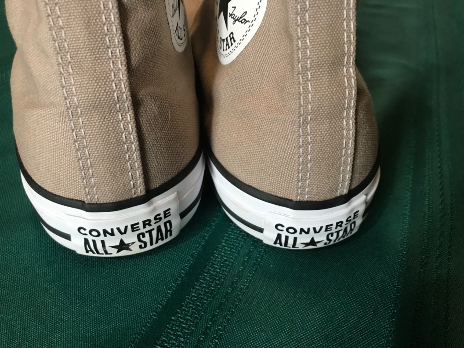 Converse Chuck Taylor All Star High Top Sneakers Khaki Canvas Men’s 8 Women’s 10