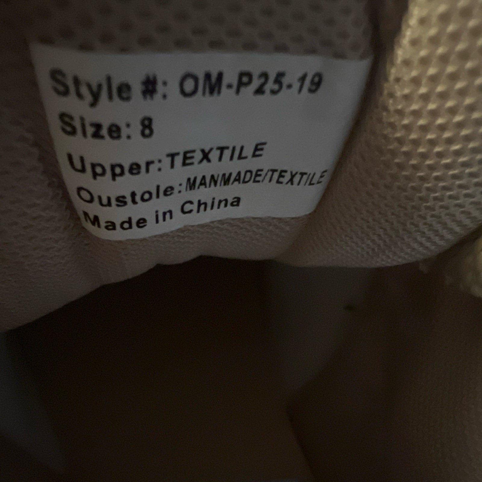 Olivia Miller – Beige, Ankle Studded Sneaker Size 8