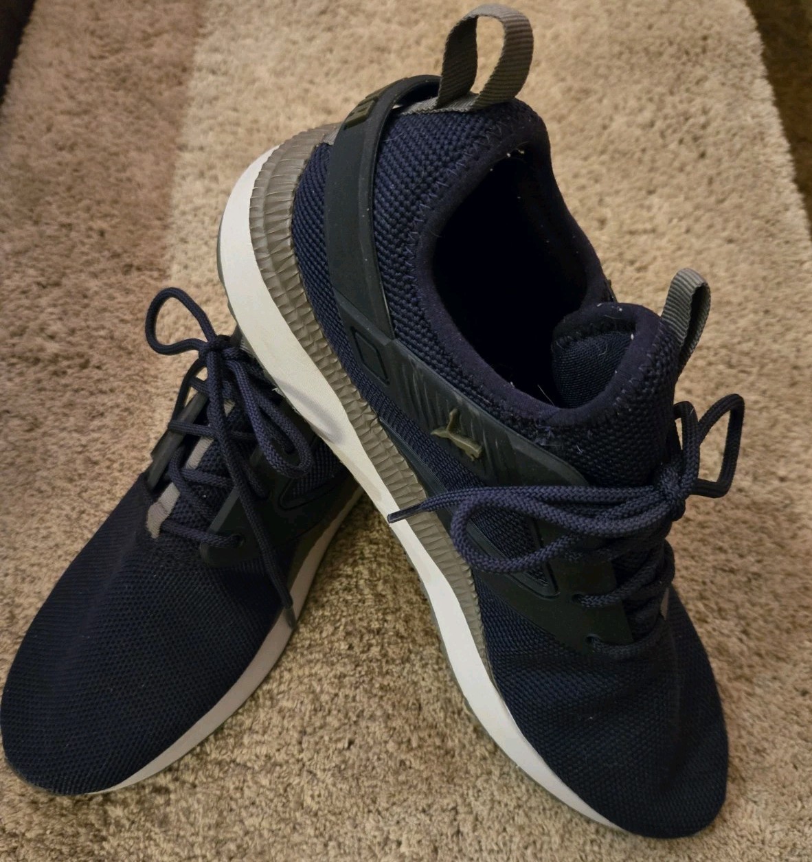 PUMA Men’s Athletic Shoes Blue Mesh Lace Up Size 12- only worn a few of times!