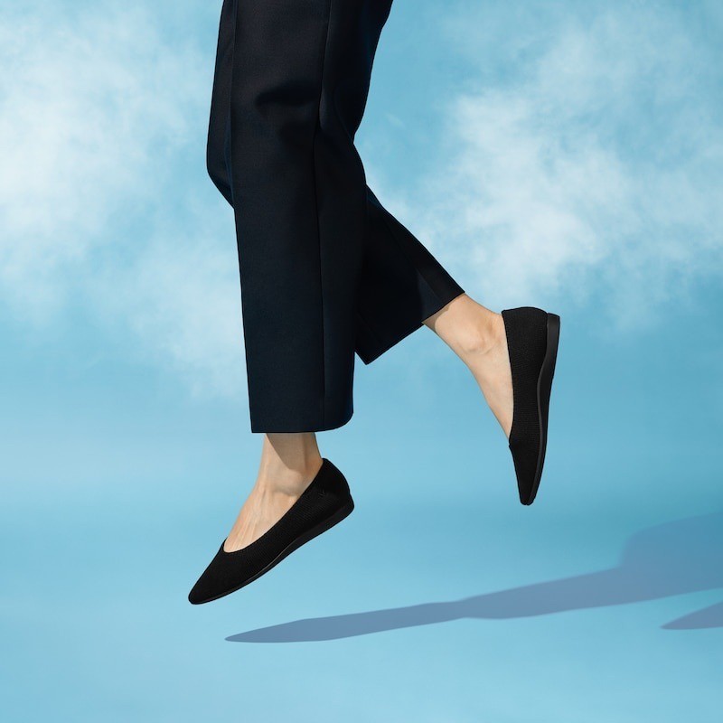 VIVAIA Aria Cloudwalker Black Flats | EU 39 / US 8