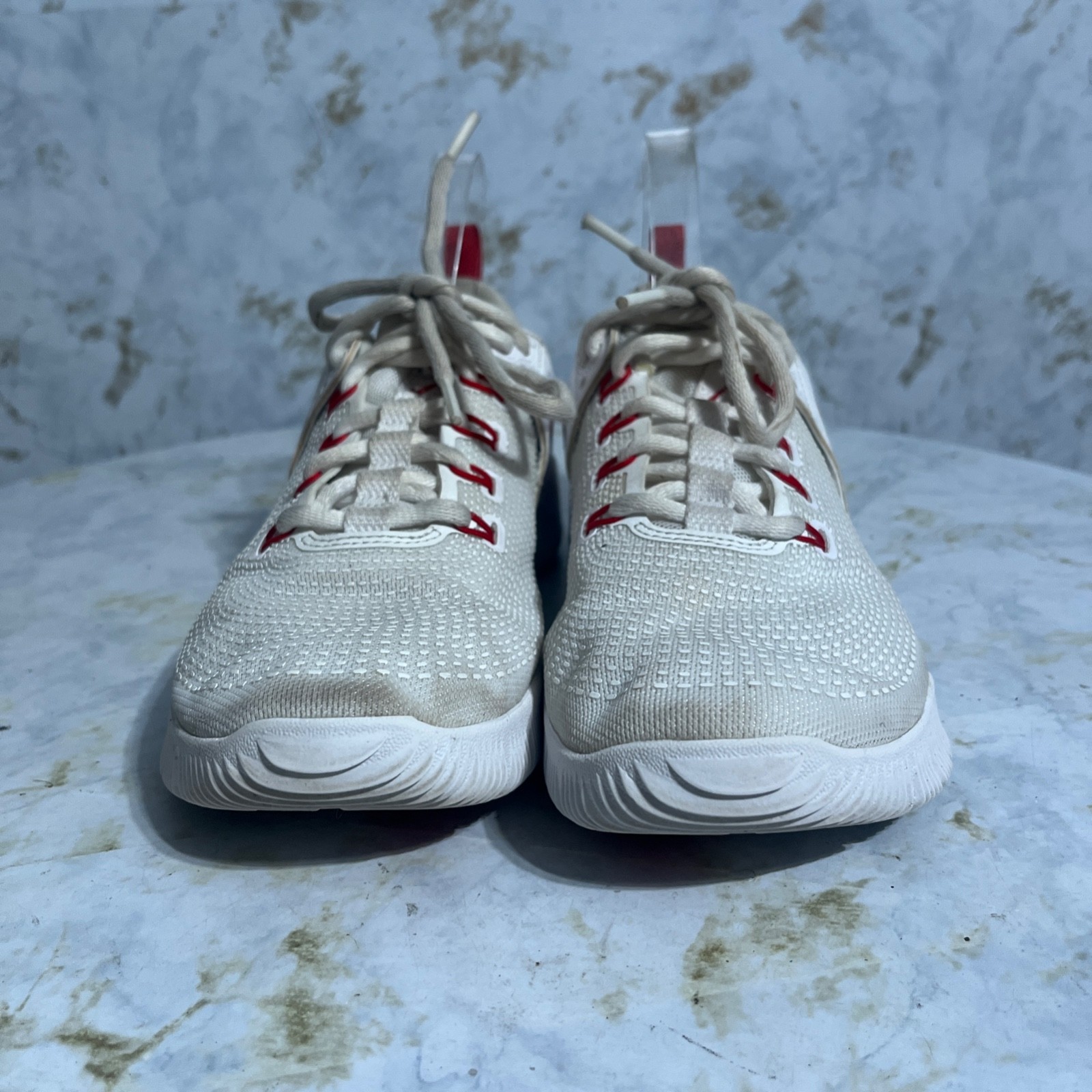 Nike Zoom Hyperace 2 Womens Size 7 Volleyball Shoes White Red Athletic Sneakers