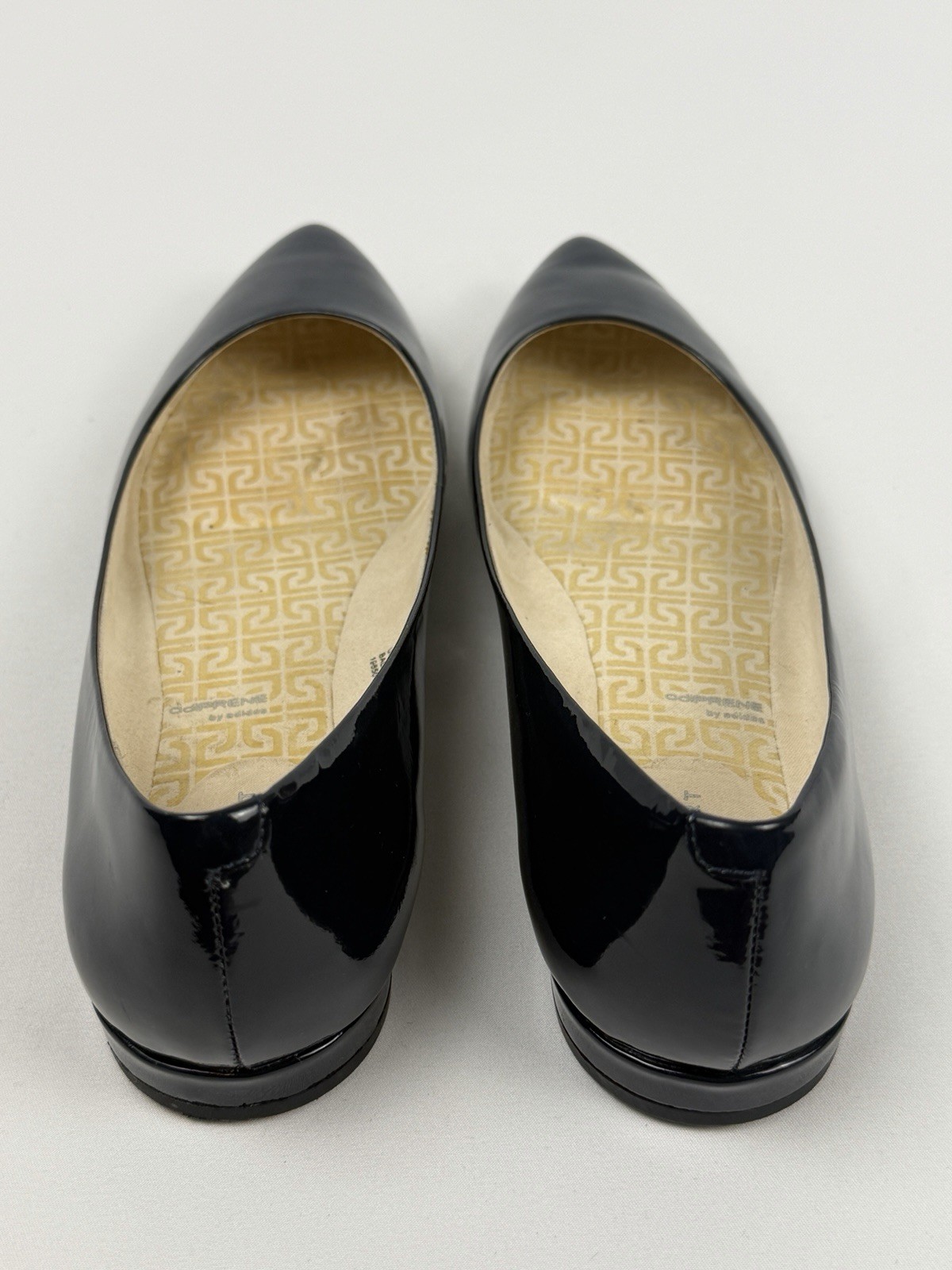 Rockport Women’s 6.5M Navy Patent Leather Pointed Toe Slip-On Ballet Flats