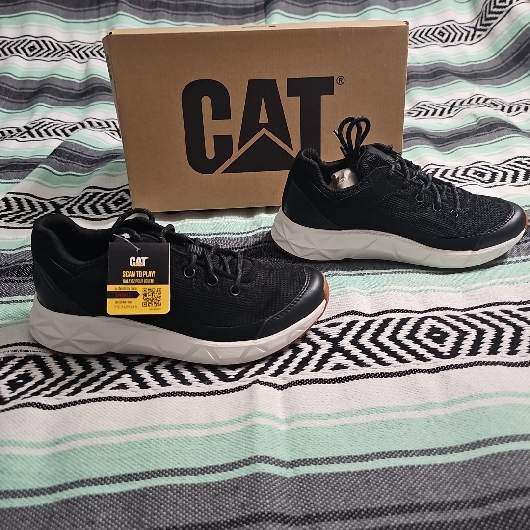 Caterpillar Unisex ProRush Speed FX Shoe Shoes Black/White Women’s 5 Men’s 3 NEW