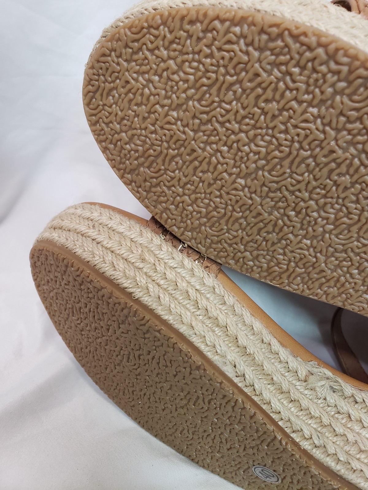 Goserce Womens Espadrille Platform Open Toe Low Heel Sandals, Brown,Size 40| US9