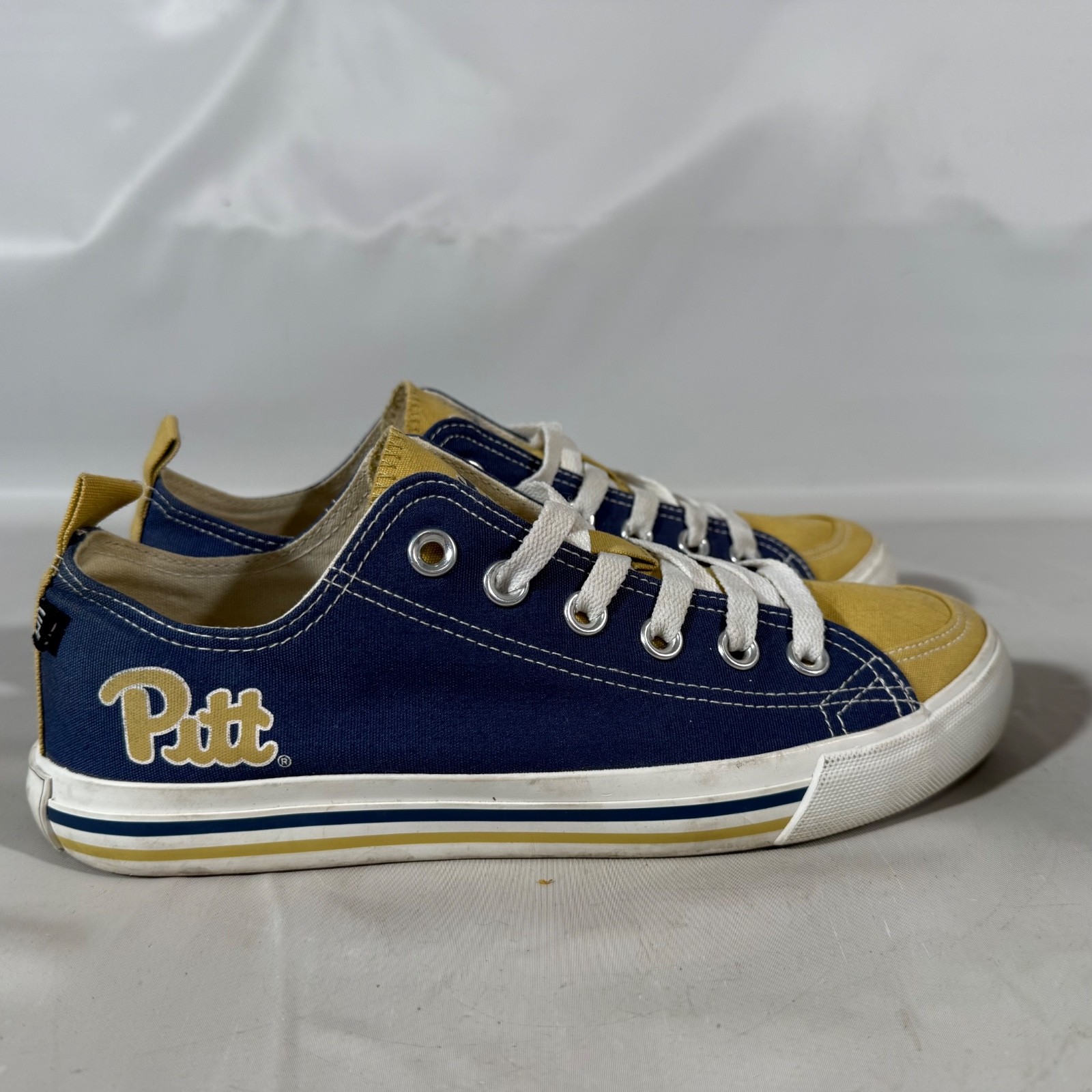Skicks Pitt University College Sneakers Lace Shoes Unisex Adult Women Size 8 N