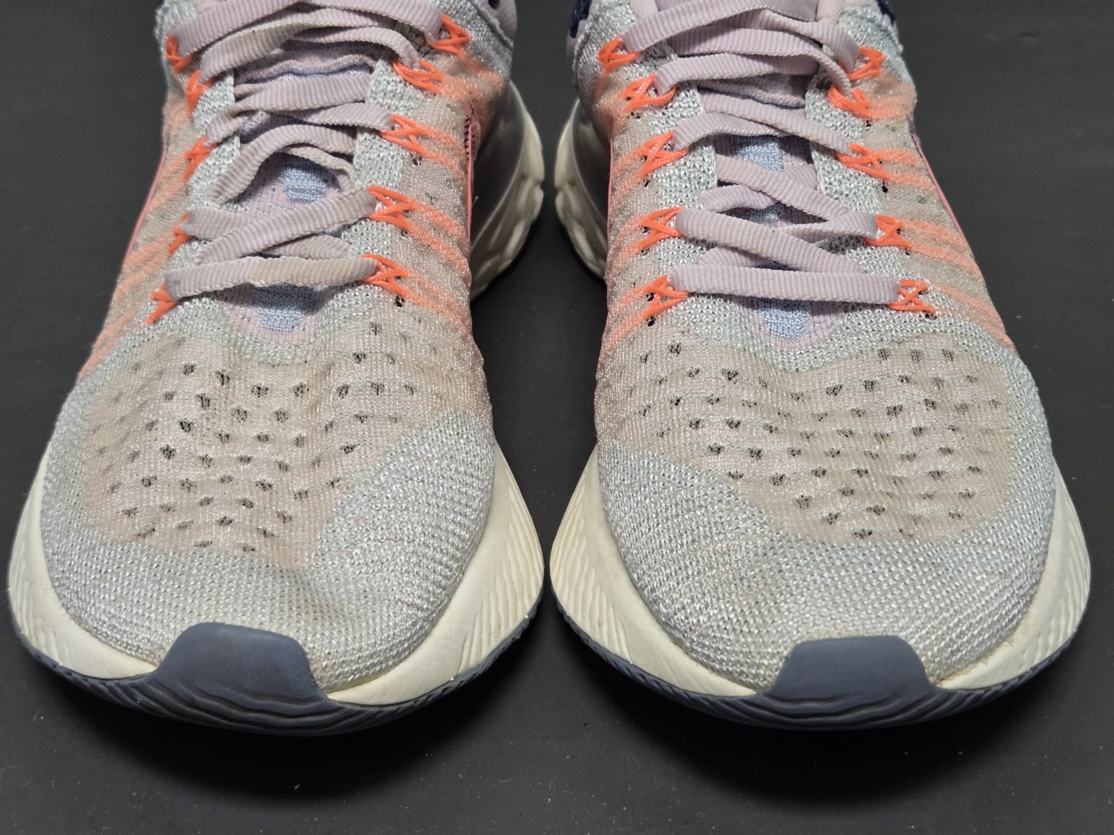 Nike React Infinity Run FK 2 PRM Pink Grey Womens Size 8.5 Shoes DH2497-600