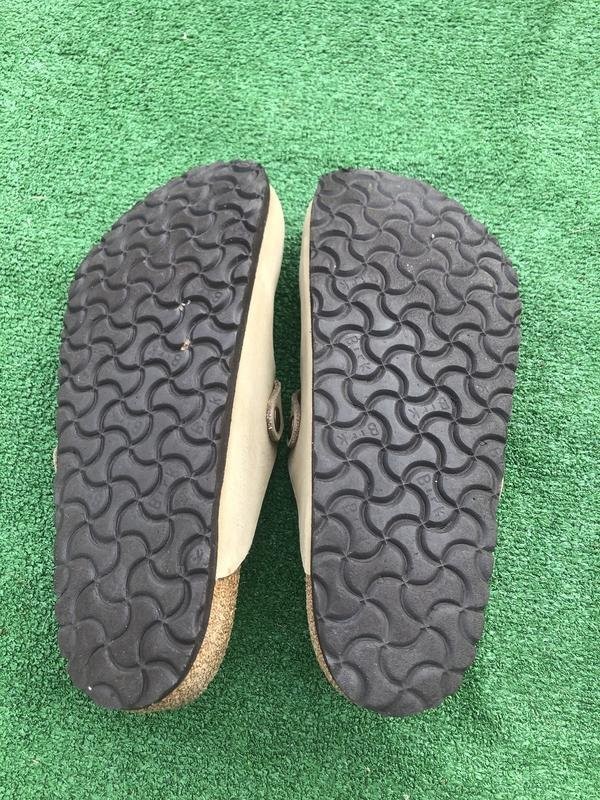 Women Birkenstock Boston Beige Suede 40