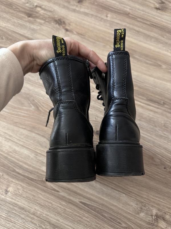 Women Dr Martens boots black leather 37 #3K93
