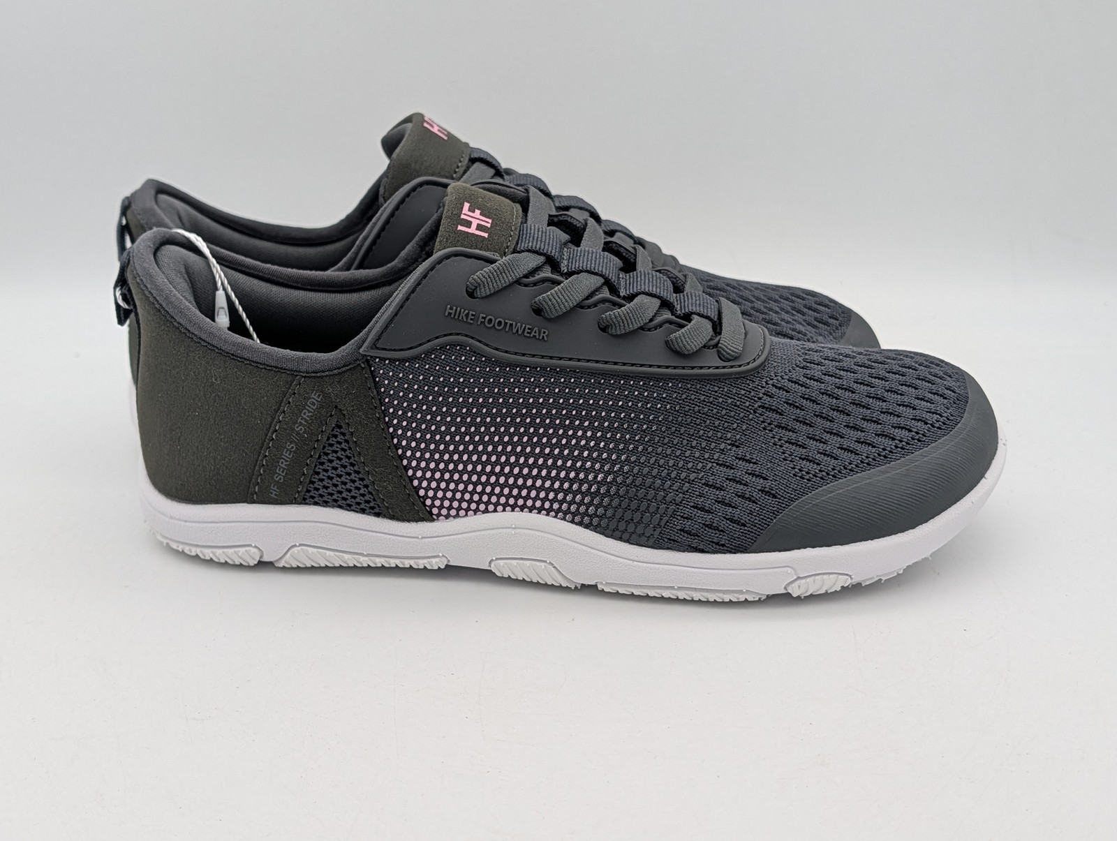 Hike Footwear HF Stride Mens 5 Womens 7 Dark Grey Barefoot Minimalist Sneakers