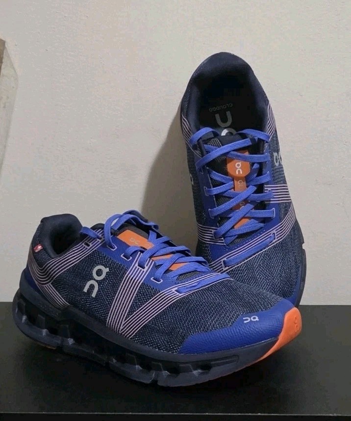 On Running Cloudgo Womens Size 8 Blue Orange Running Shoes Sneakers 55.98233