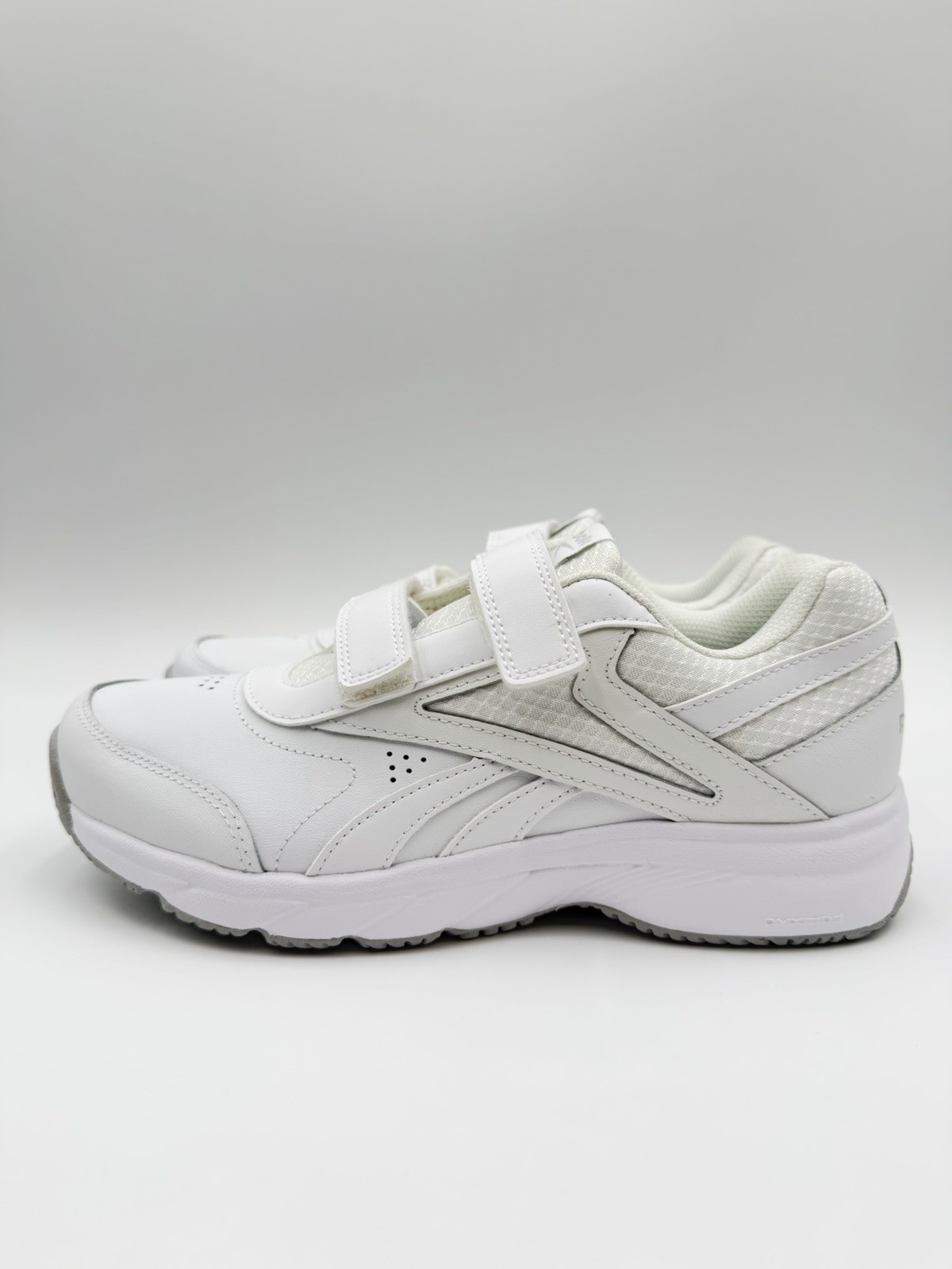 Reebok Women’s Work N D Cushion 4.0 KC Size 8 Wide White Cold Grey |FU7364|