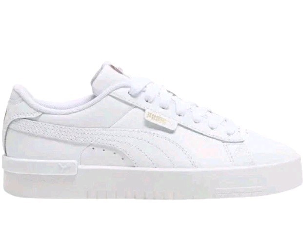 PUMA Court Sneaker Womens Retro Walking,Tennis,Pickleball 7W/PUMA White/Gold NIB