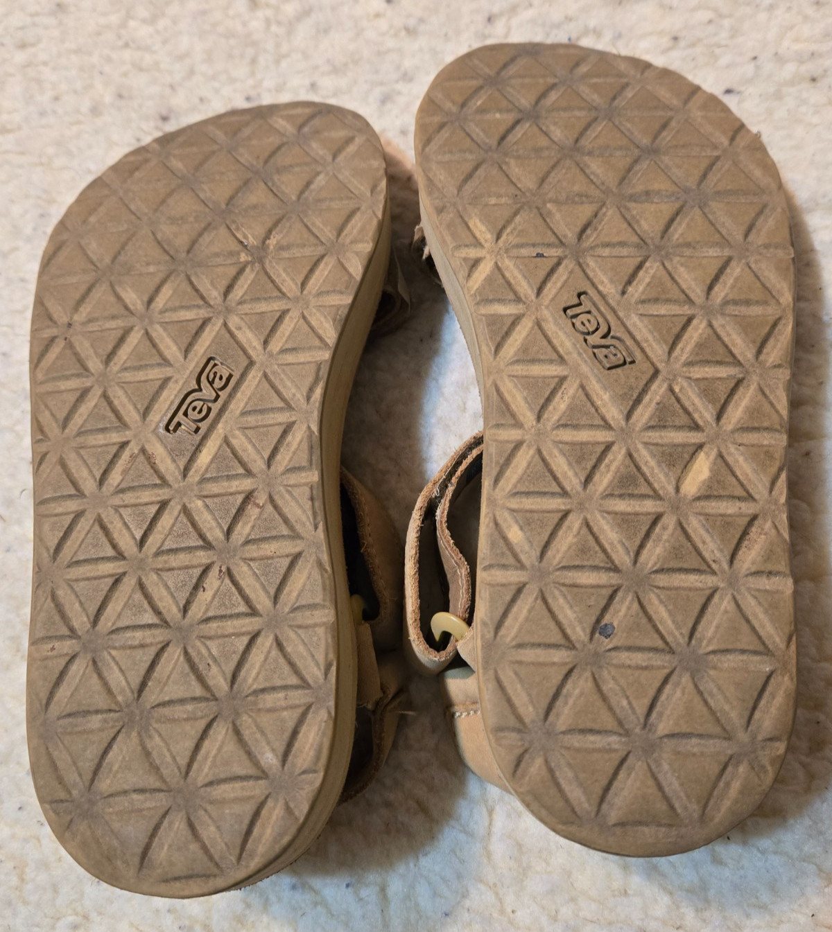 Teva Midform Universal Leather Tan Desert Sand Brown Sandals 1102435 Size 7
