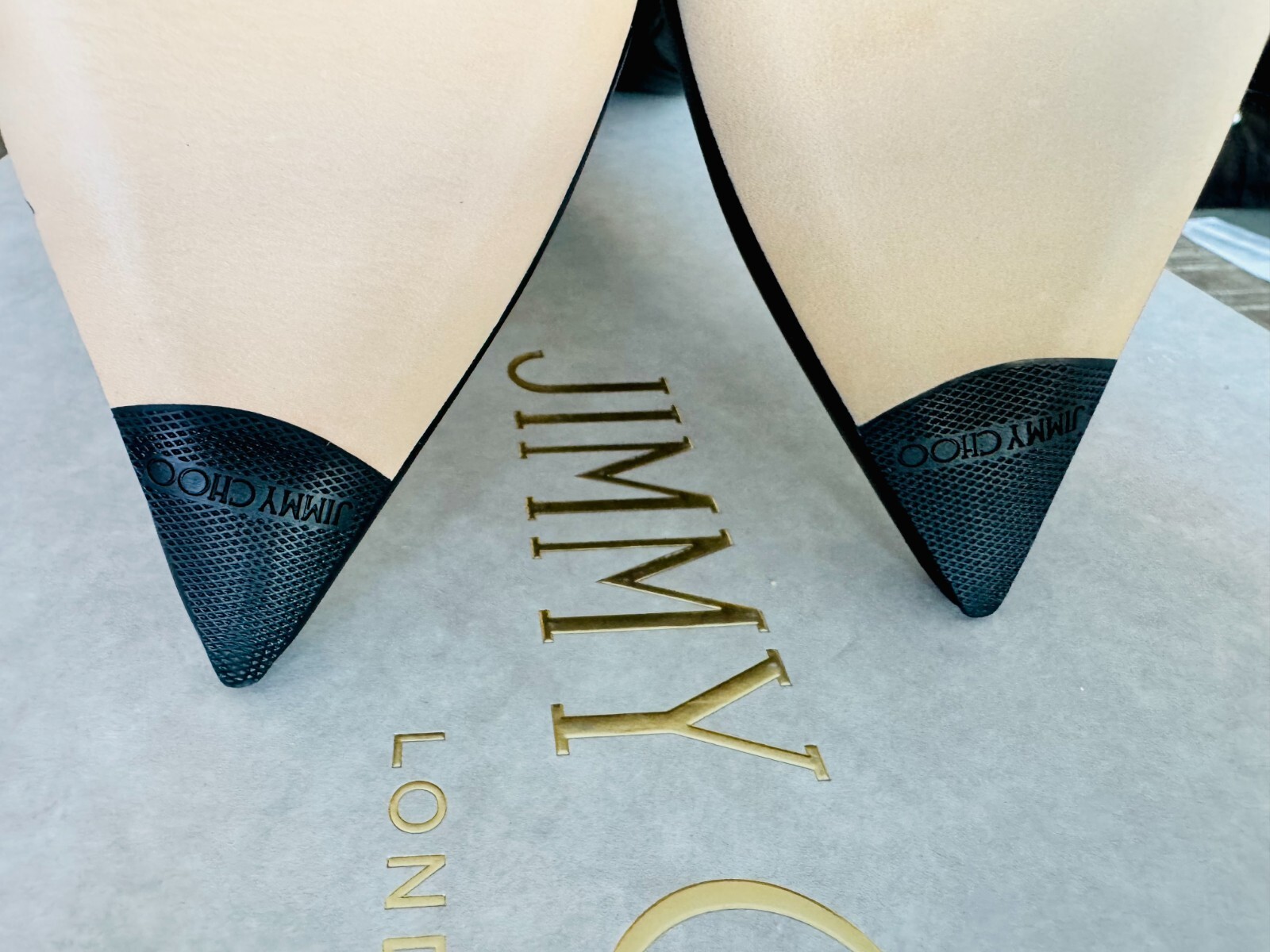 JIMMY CHOO-Mavis 100 Black Smooth Leather Knee-High Boots Size 36 – New with Box