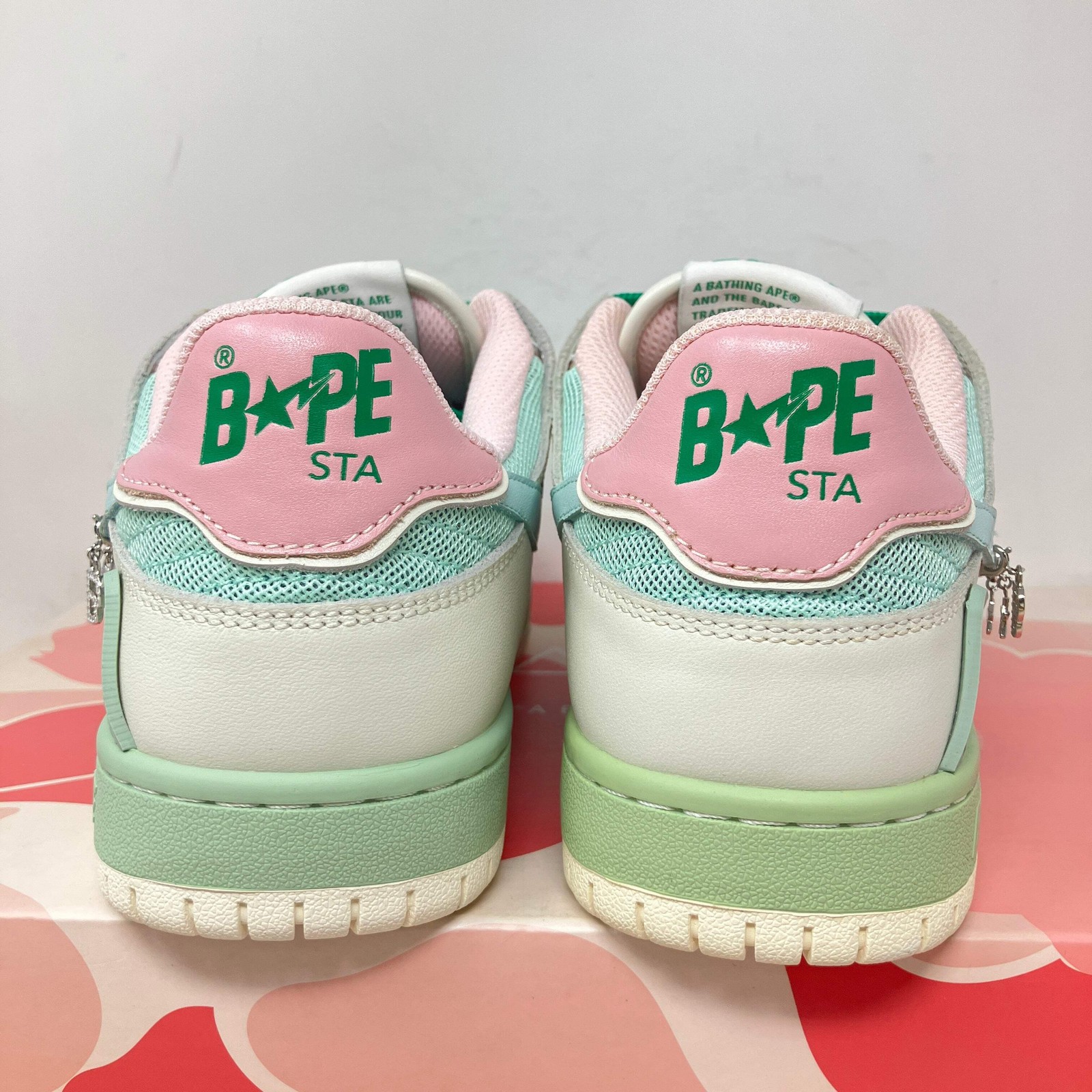 A Bathing Ape Bape SK8 Sta BAPY Minty Green (Women’s) Brand New BPYSNSN0059CH-GR