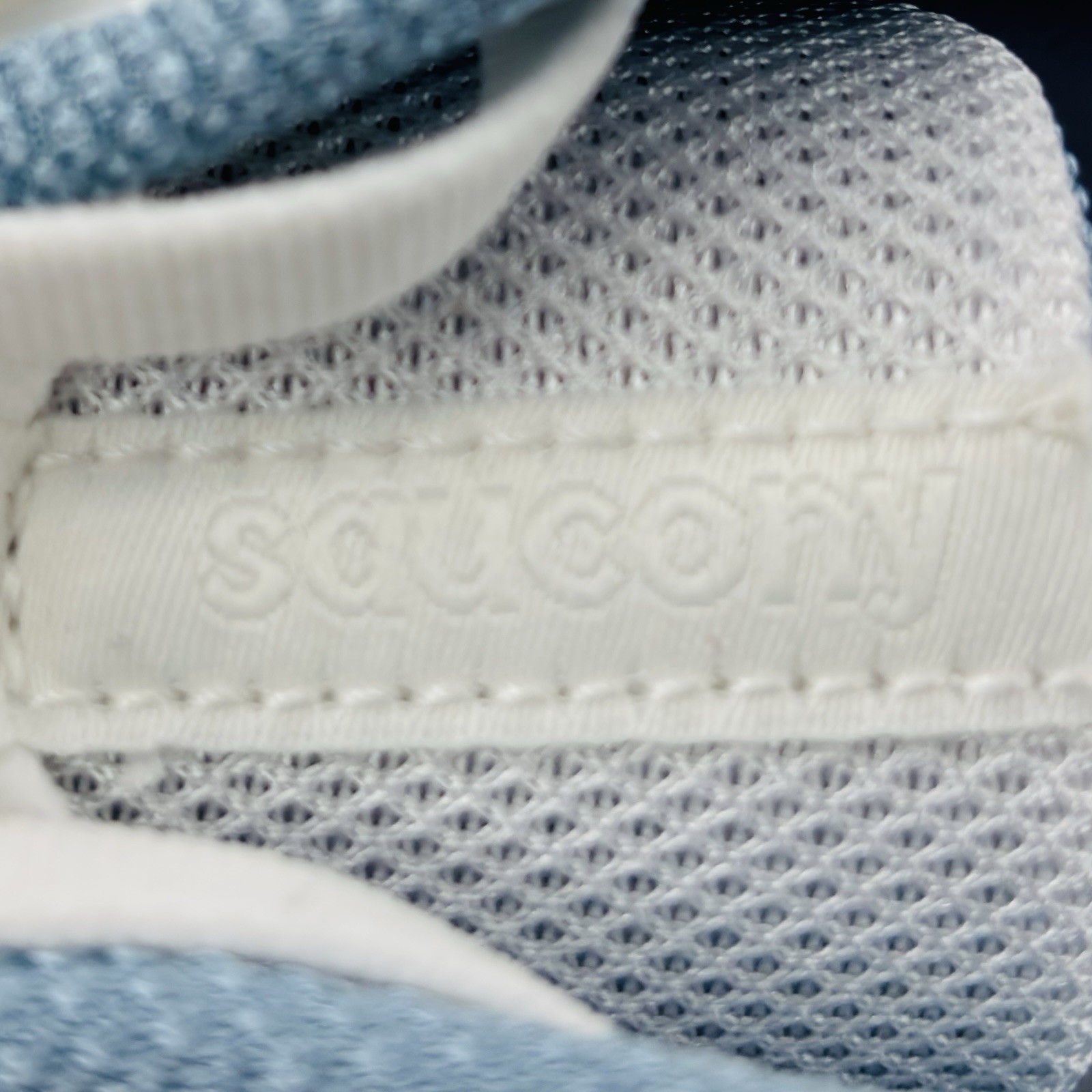 Womens 7 Saucony Lancer 3 Form Fit 8mm Athletic Shoes Sneakers White Blue S18226