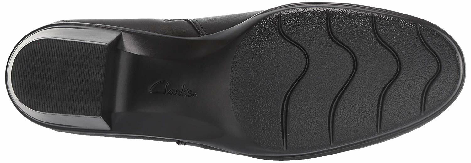 Clarks Women’s Emslie Jada Ankle Booties Black Heel.