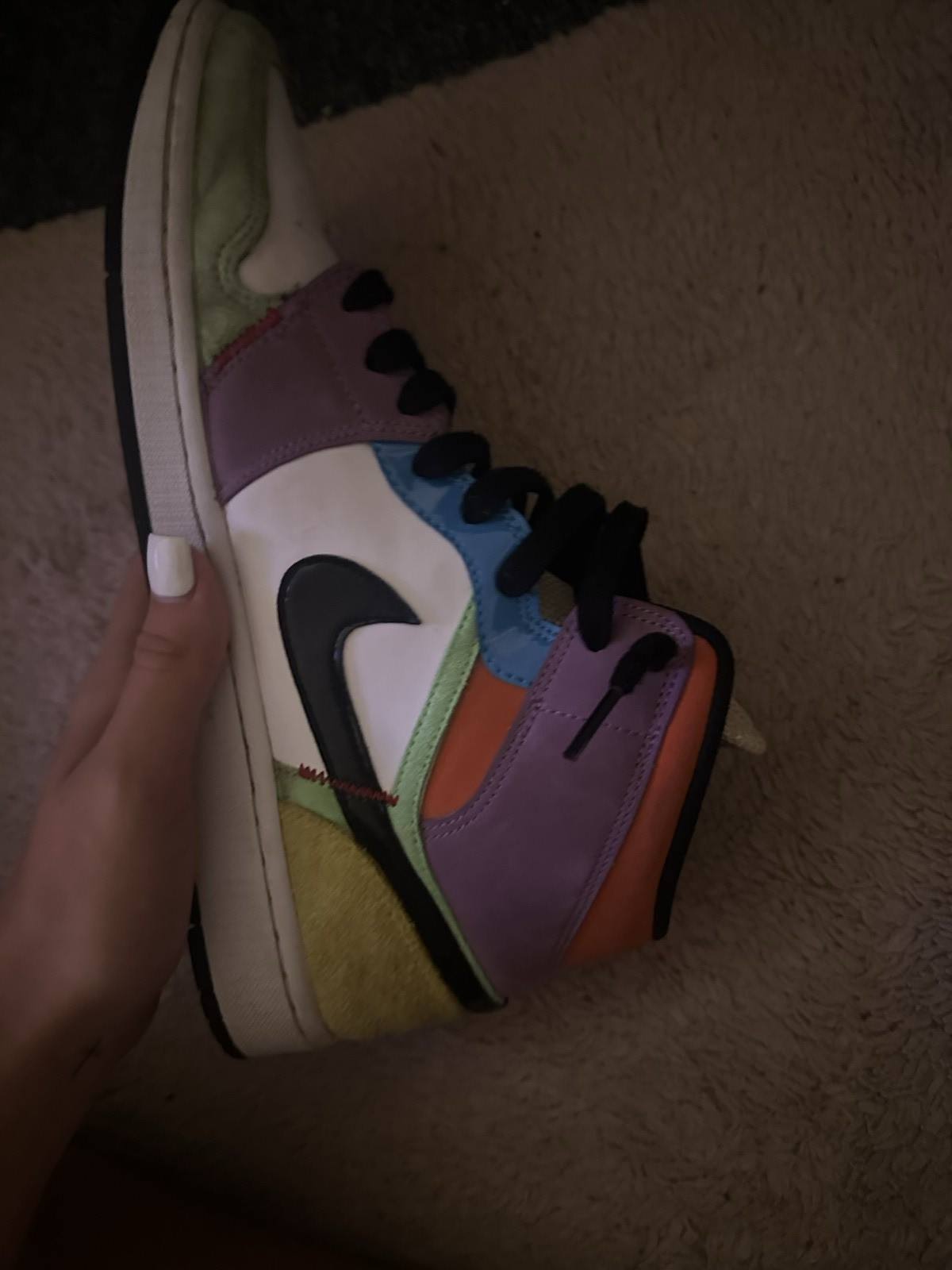 Jordan Air Jordan 1 SE Mid Top Multicolor “Lightbulb” CW1140-100