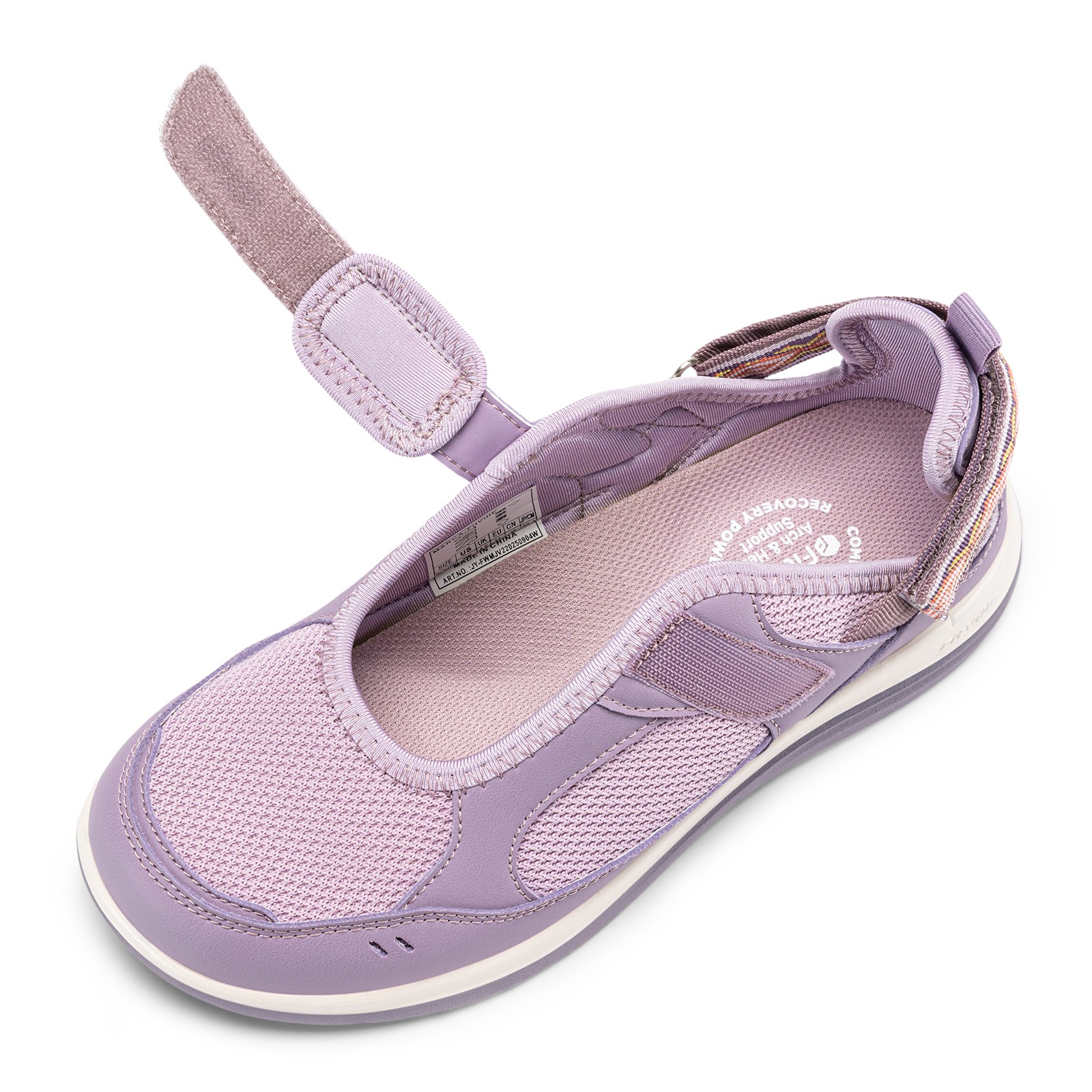 FitVille Extra Wide Diabetic Shoes for Women Sandals Adjustable Closures Slip on