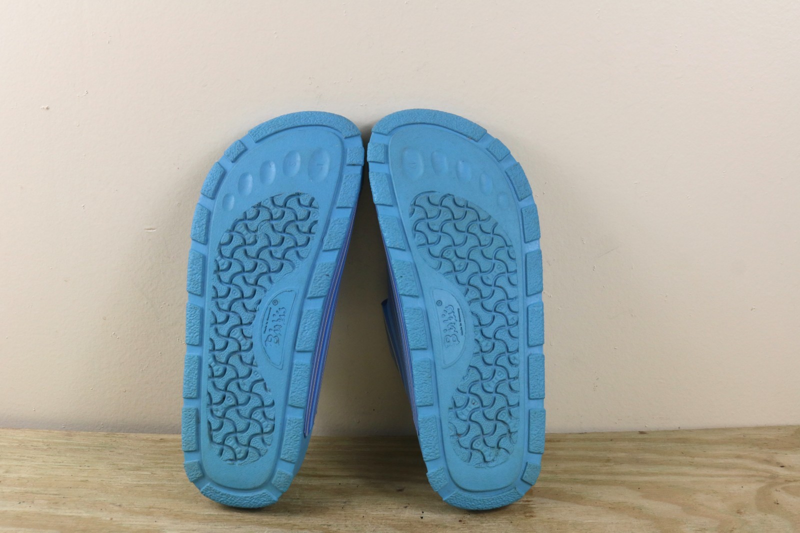 Birkenstock Birki Sandals Womens 10 Blue Striped Sansibar 3 Buckle Shoes