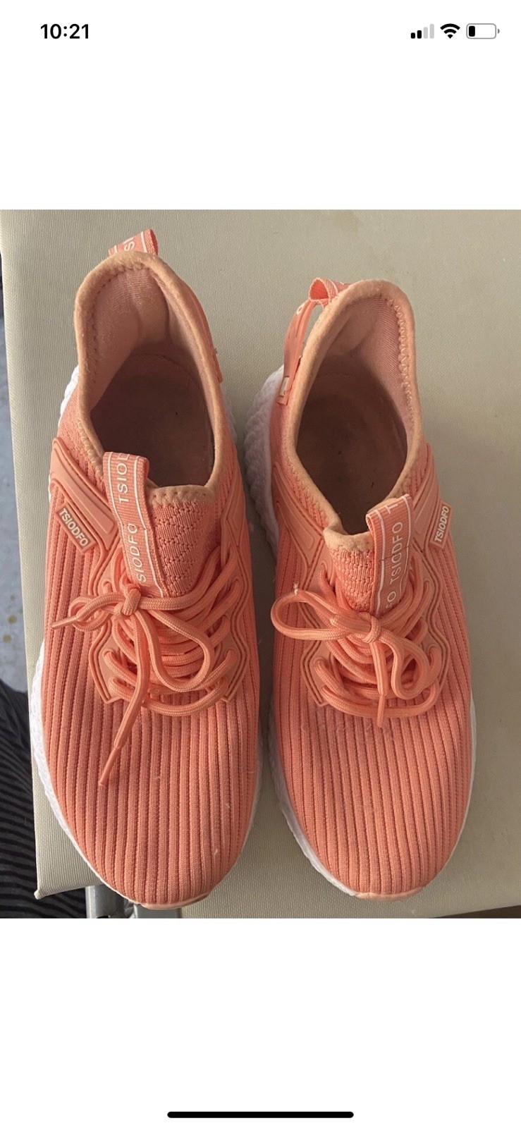 Tsiodfo Sneakers Womans 8.5 (40) Peach