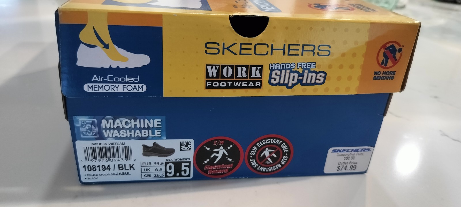 Skechers Women’s Slip-in Women’s Footwear 9.5 Black Brand New