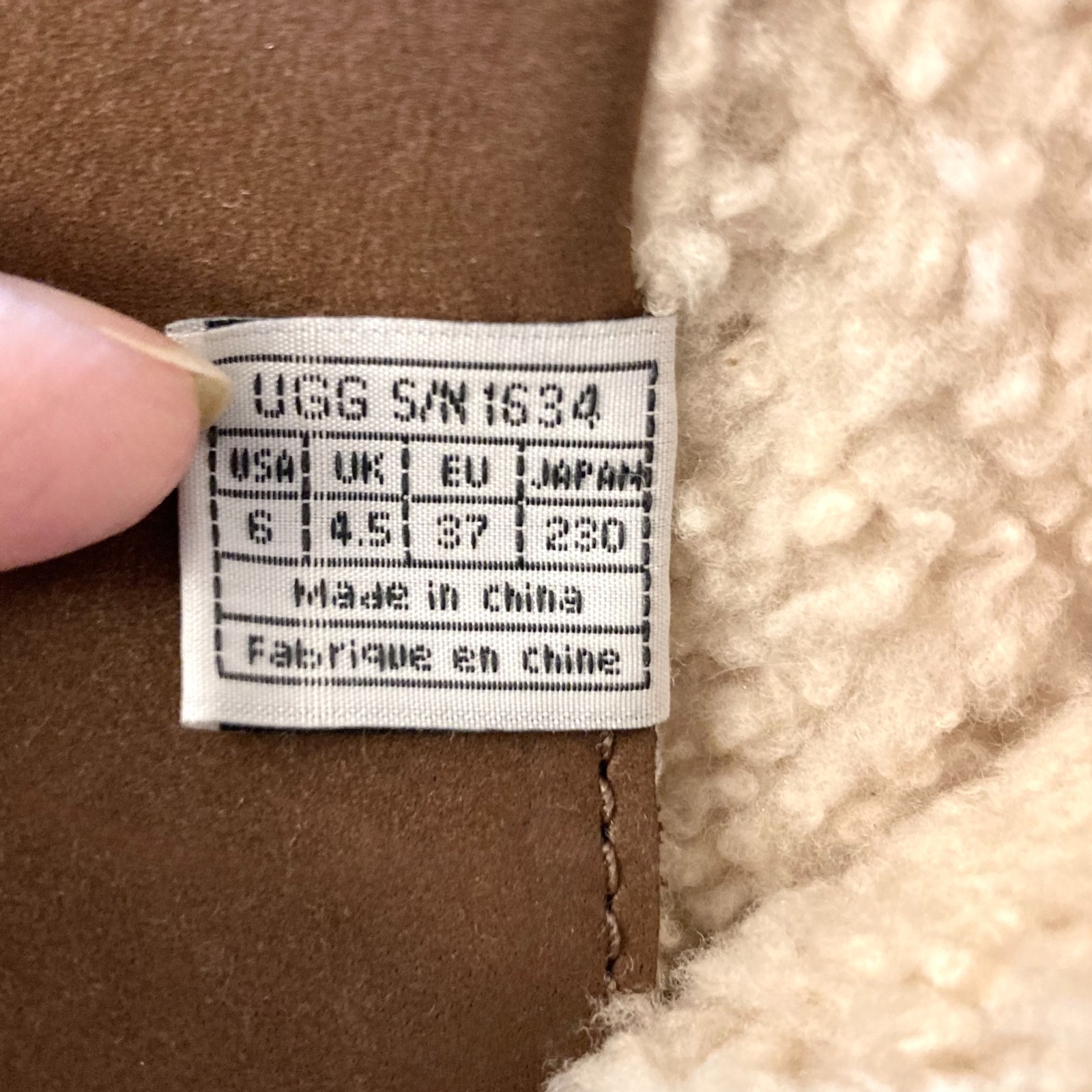UGG Catalina Sheepskin Leather Boots Women Sz 6 Wrap Laces Mid Calf Goober Brown