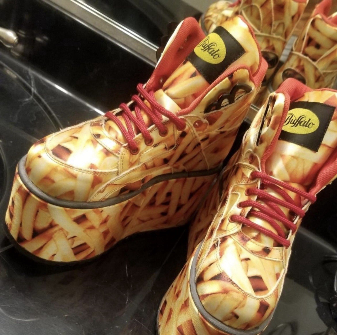 Buffalo x Solestruck French Fries Platform Sneakers EU 38