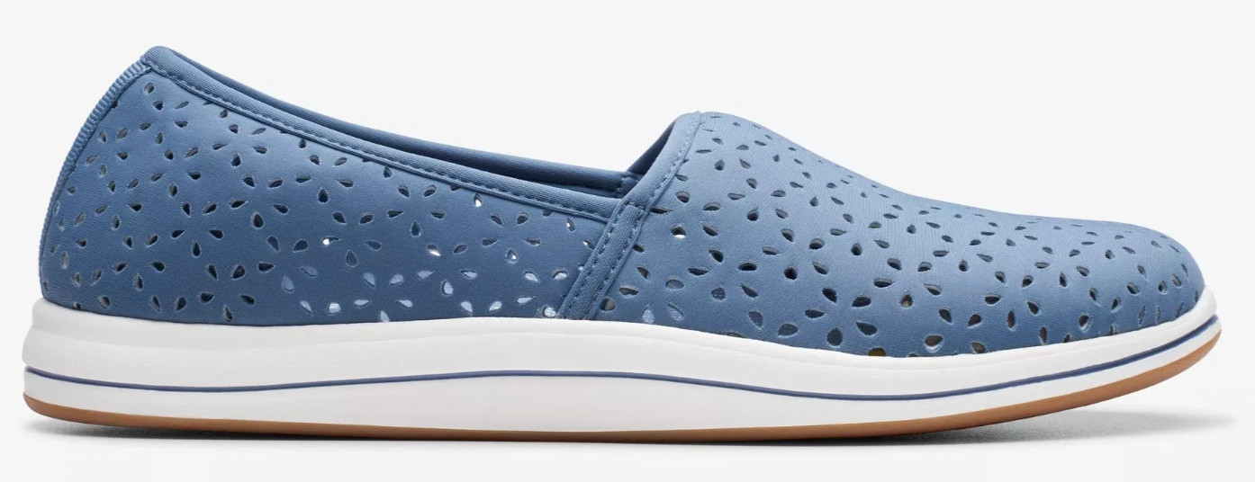 Clarks Cloudsteppers Breeze Emily Women’s Slip-Ons Blue (Select Size)
