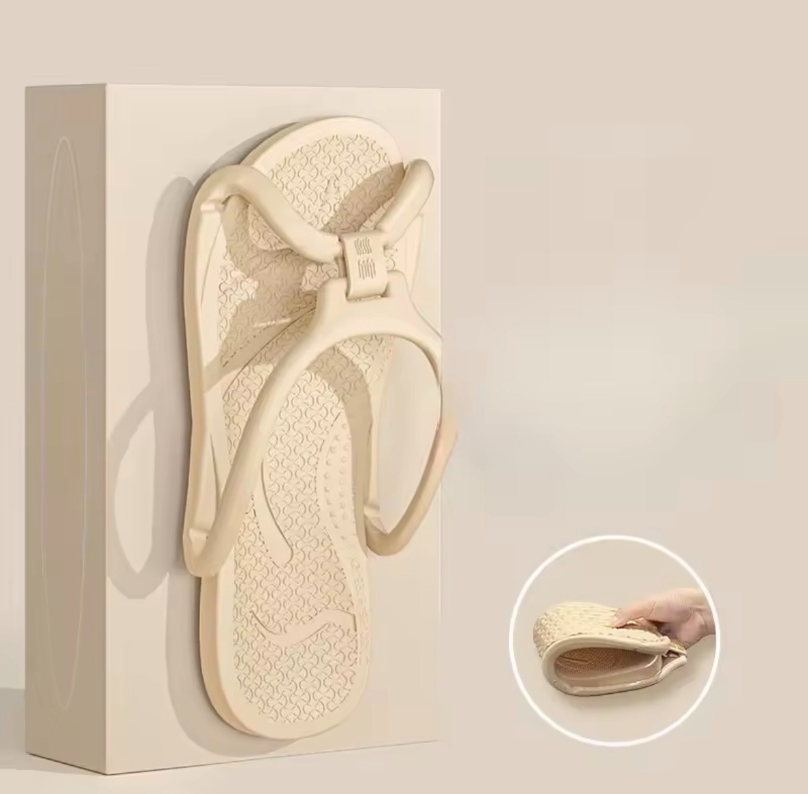 Foldable Travel slippers EVA, Non Slip, Lightweight, Comfortable