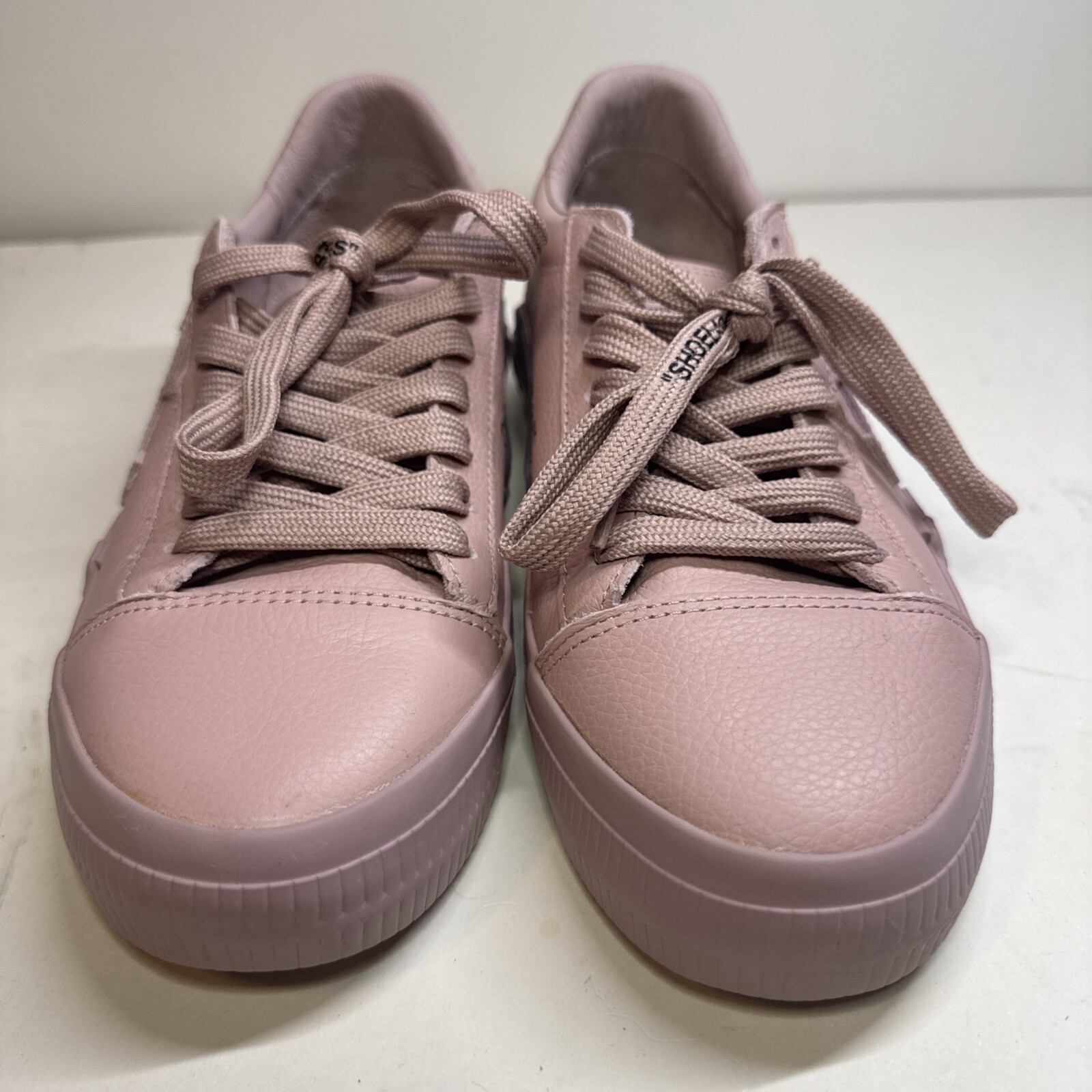 Off-White Vulcanized High Pink Leather Sneakers EU Size 40 US 9.5
