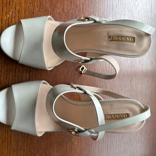 BASCONI Womens Shoes High Heels Size EU 37 Beige
