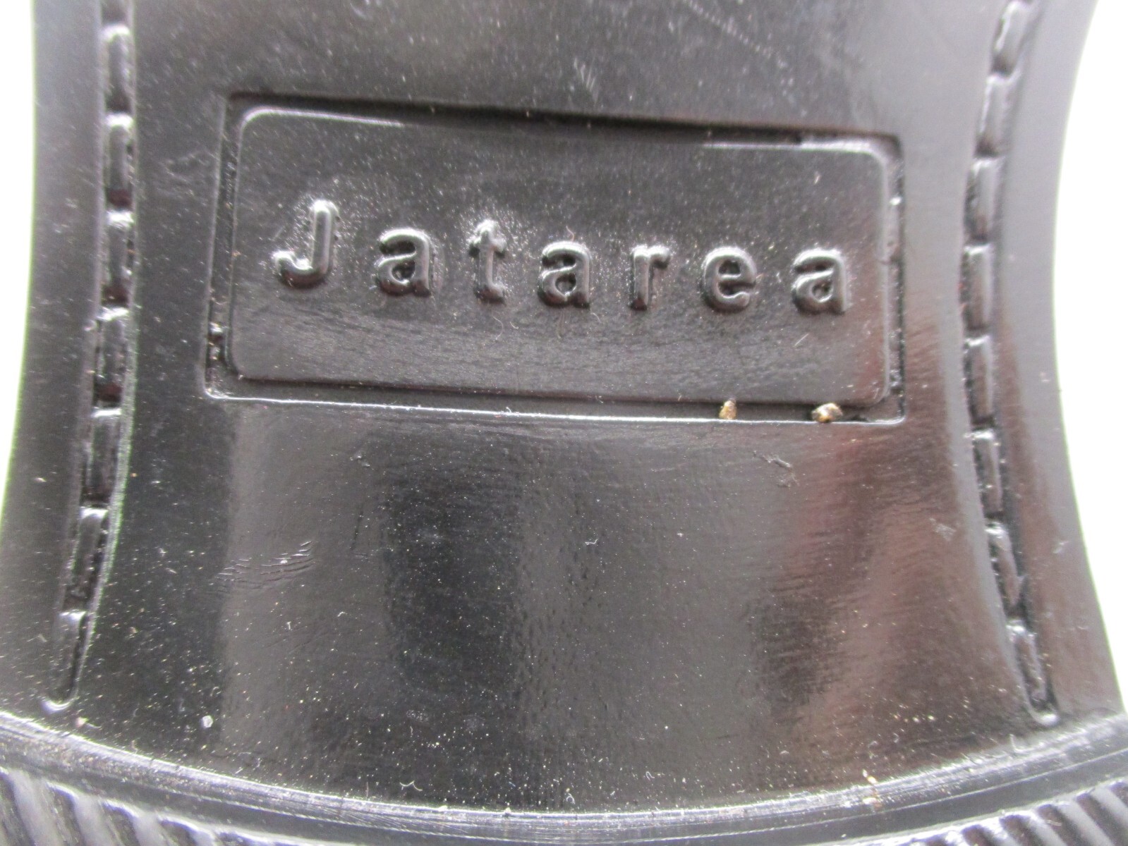 JATAREA Black Leather Knee High Riding Boots Womens Size 7.5