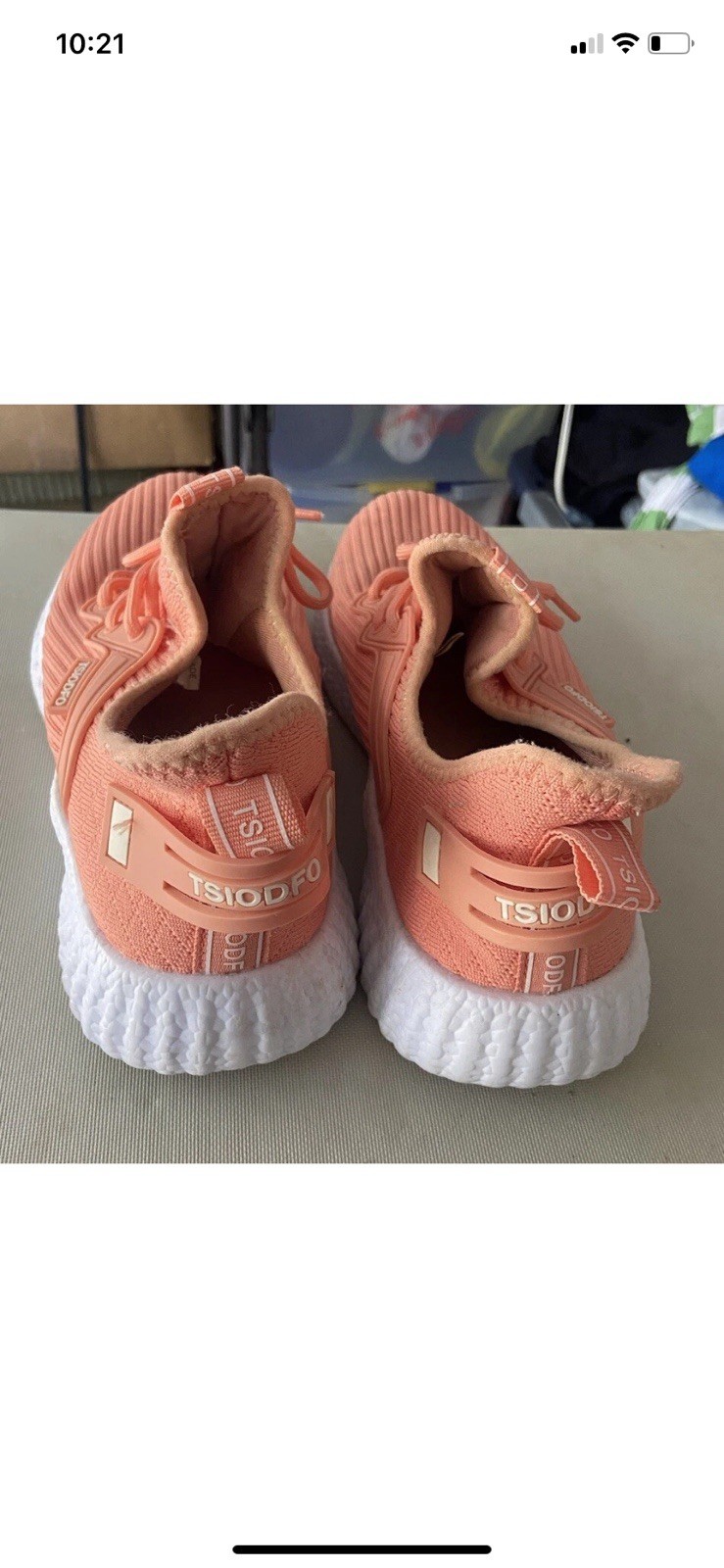 Tsiodfo Sneakers Womans 8.5 (40) Peach